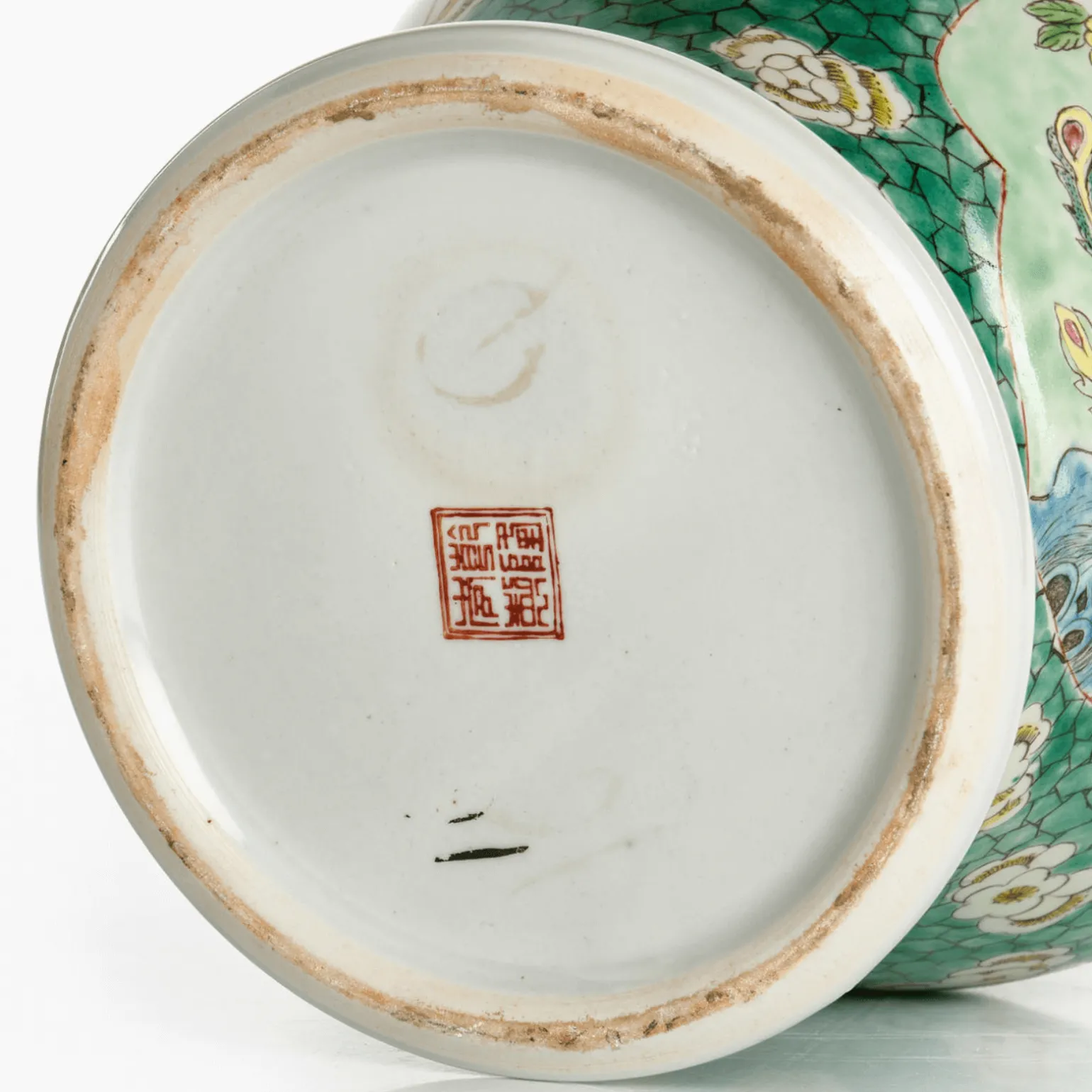 antique_polychrome_ginger_3.webp Antique Polychrome Ginger Jar with Birds and Peonies
