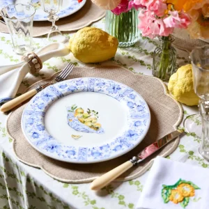 Basket with Pomegranates Dinner Plates - Set of 4