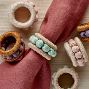 Berry Napkin Ring Pool - Set of 4