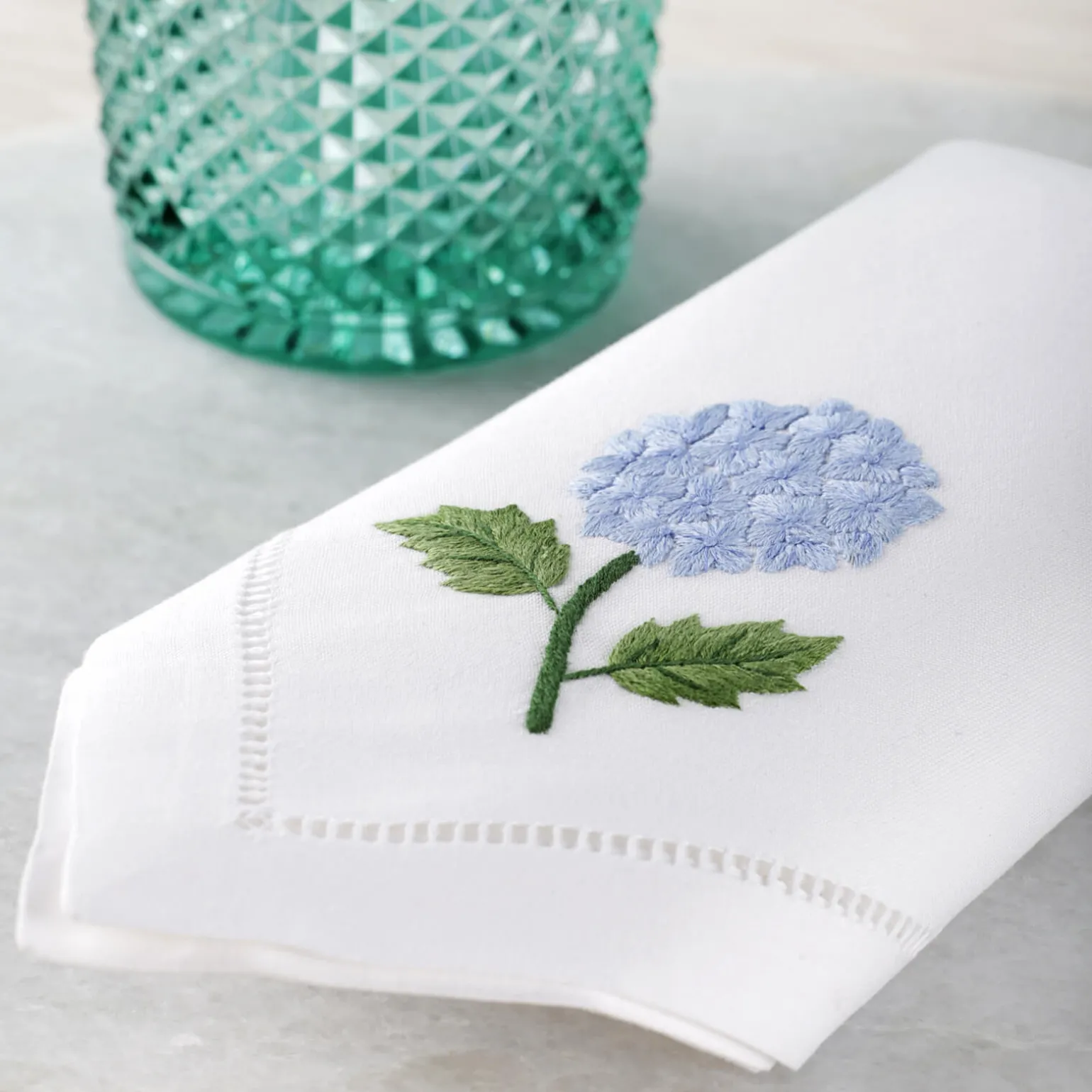 blue_hydrangea_dinner_nap_1.webp Blue Hydrangea Dinner Napkin