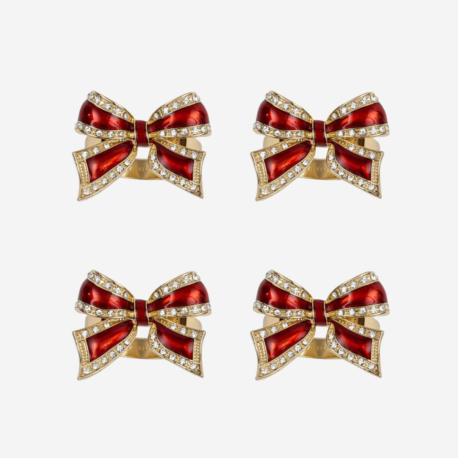 bow_napkin_ring_ruby__set_3.webp Bow Napkin Ring Ruby - Set of 4