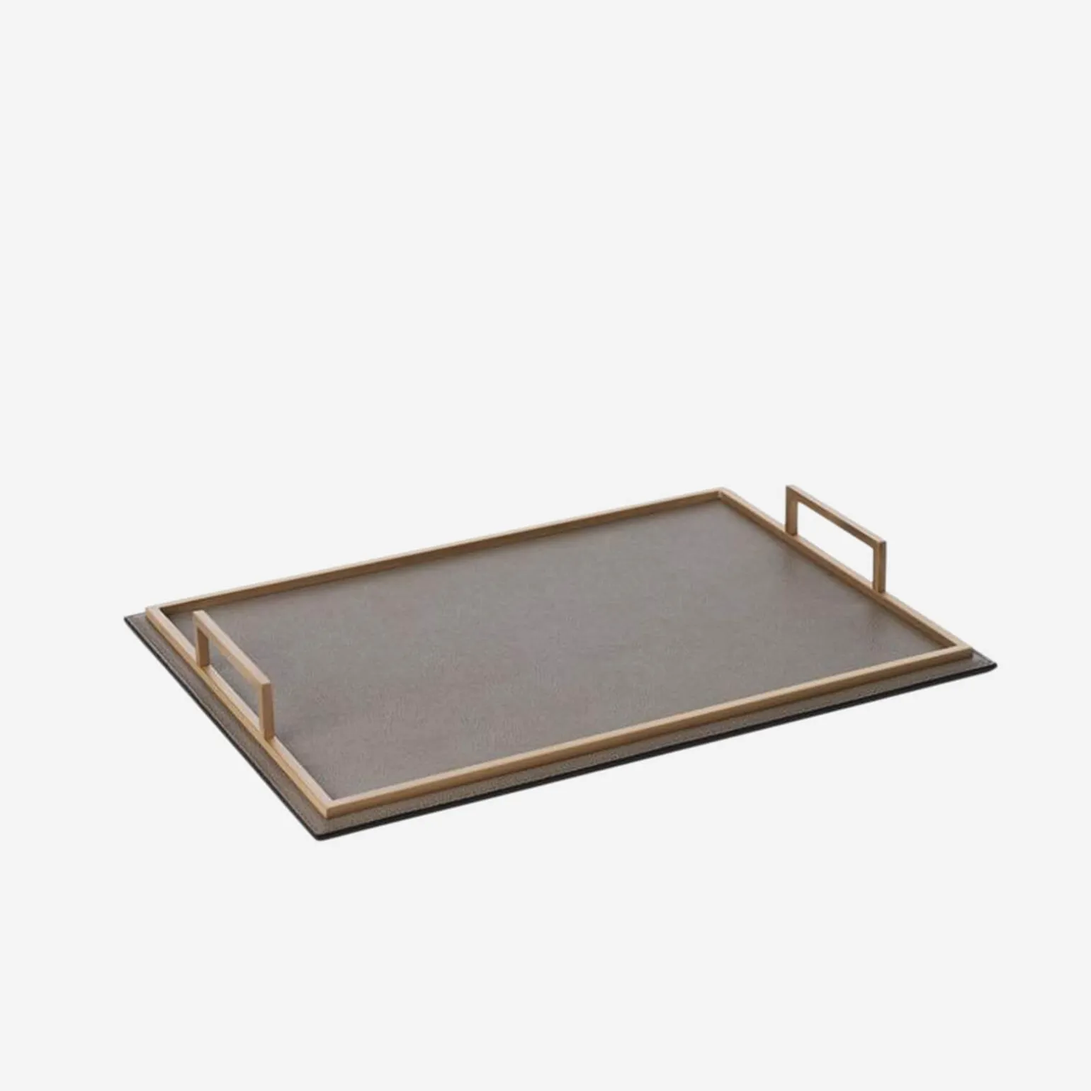 defile_large_rectangular__0.webp Defile Large Rectangular Leather Tray Mud & Brass