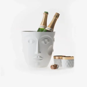 Faces Satin White Champagne Bucket