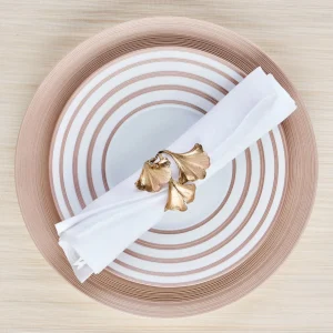 Gingko Napkin Ring - Set of 4