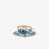 Gold Exotic Teacup & Saucer