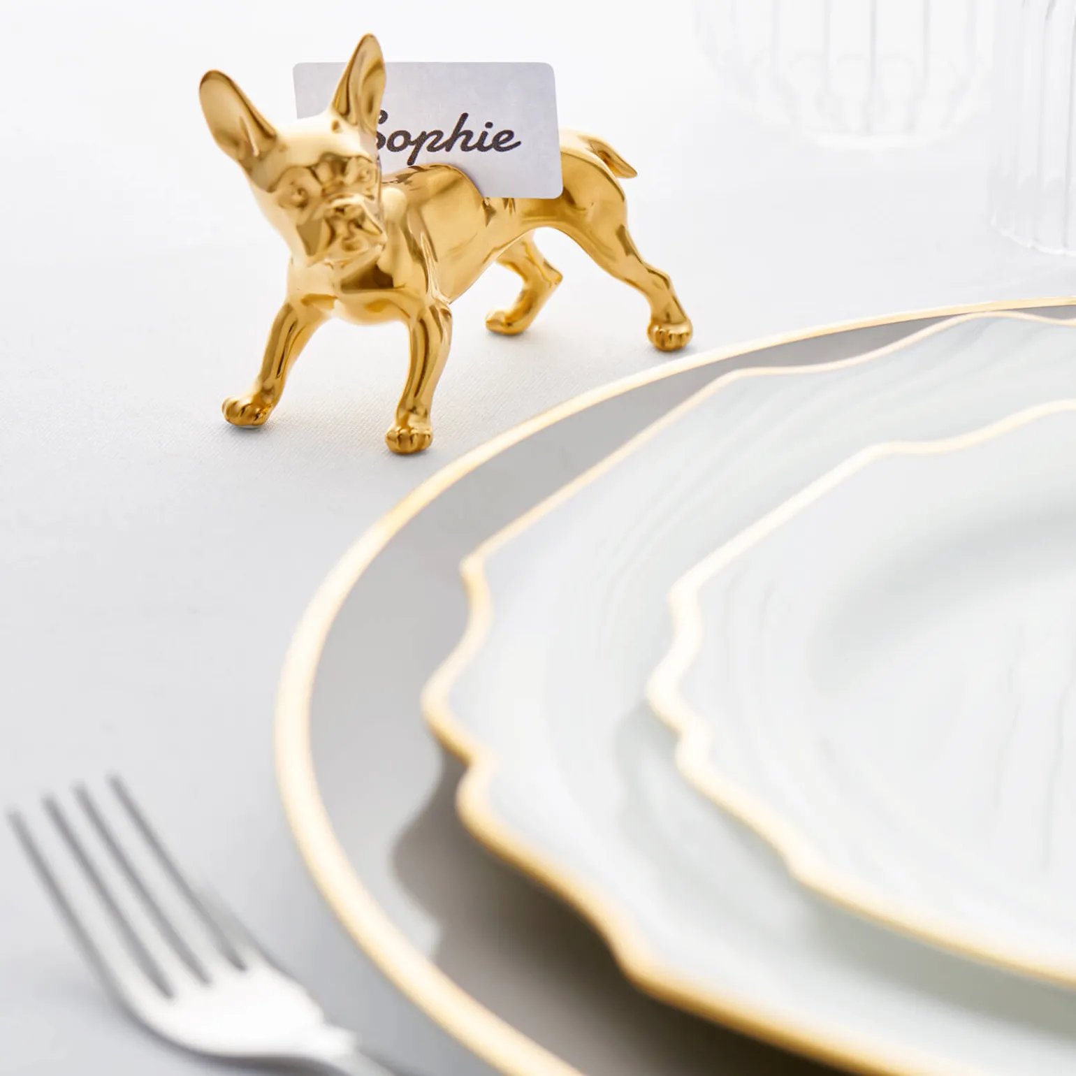 gold_french_bulldog_place_1.webp Gold French Bulldog Place Card Holder