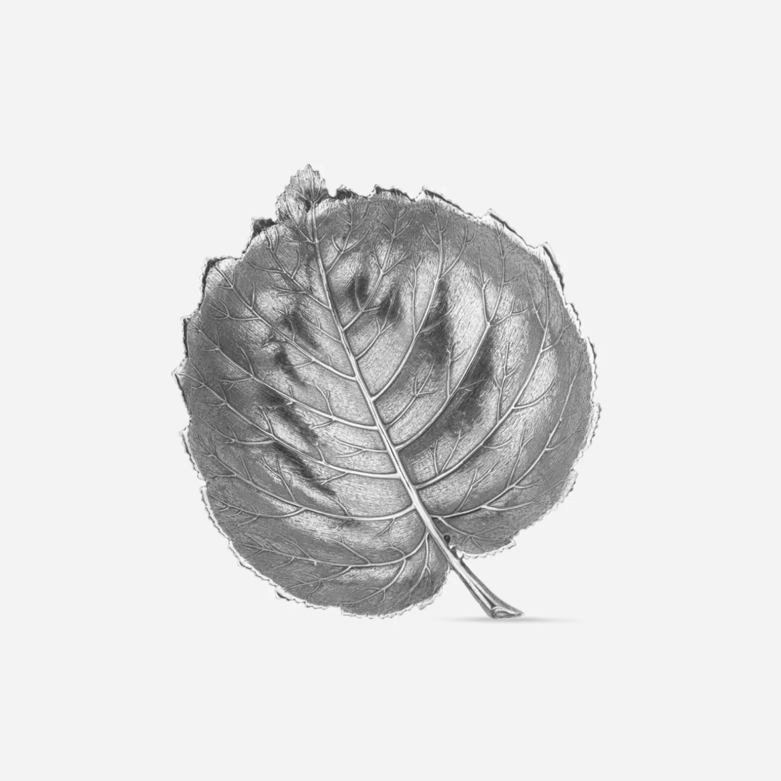 hazelnut_leaf_sterling_si_0.webp Hazelnut Leaf Sterling Silver Bowl - Medium