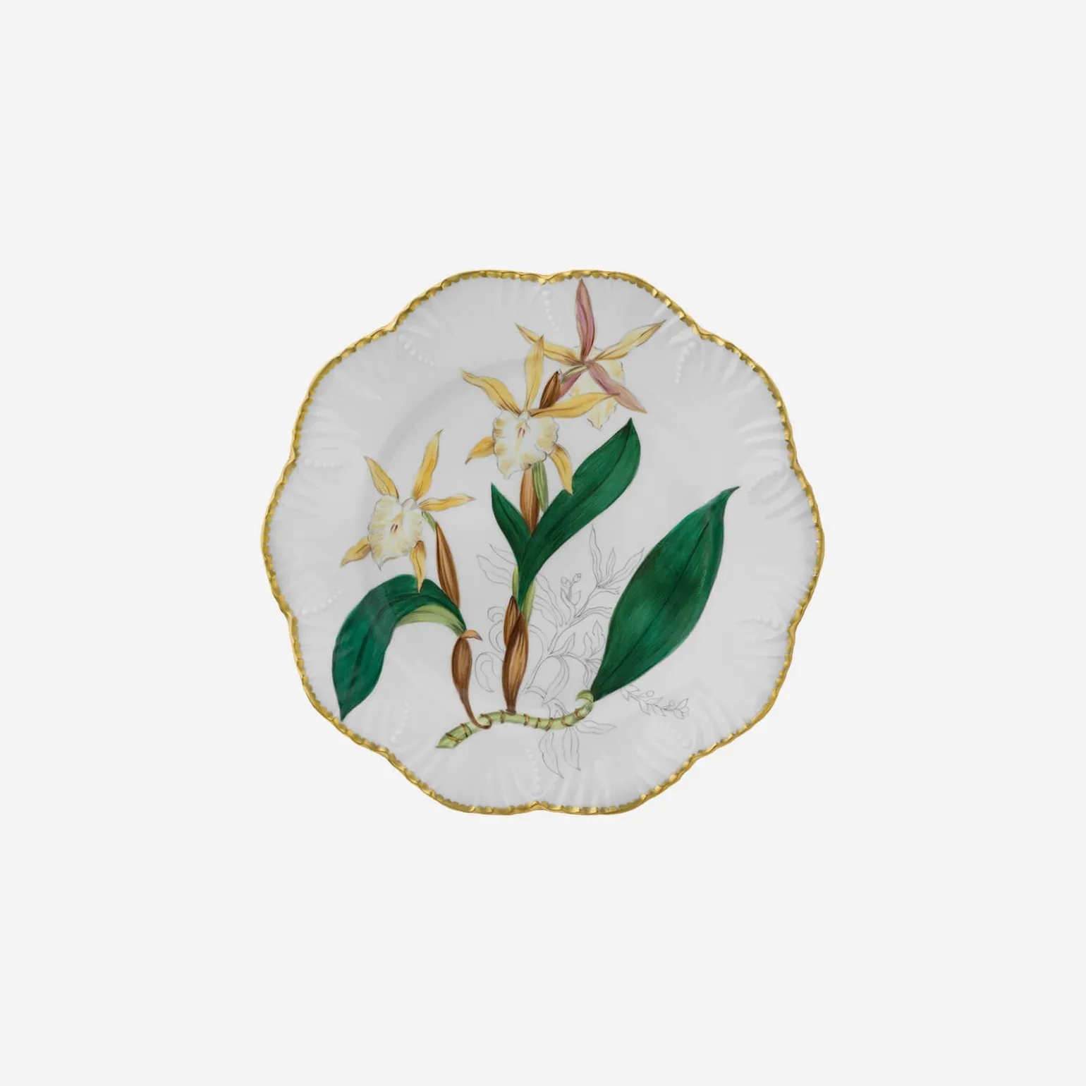 histoires_dorchides_desse_8.webp Histoires d'Orchidées Dessert Plates - Set of 6