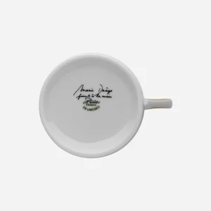 Iris Tea Cup & Saucer Gold