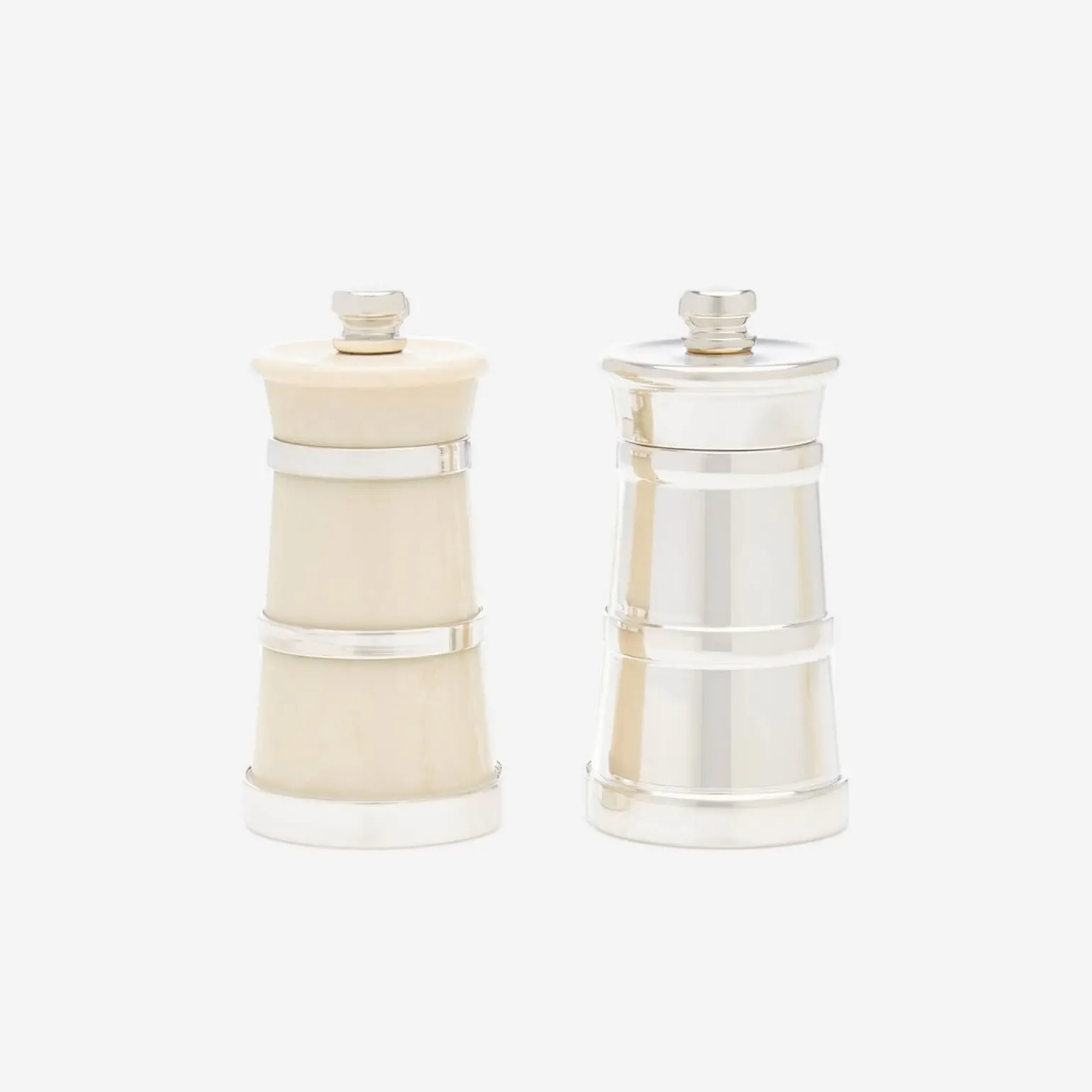 ivorine_and_silver_salt___0.webp Ivorine and Silver Salt & Pepper Grinder Set