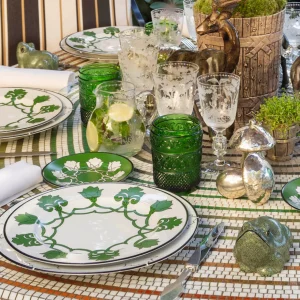 Jaipur Dessert Plate Green