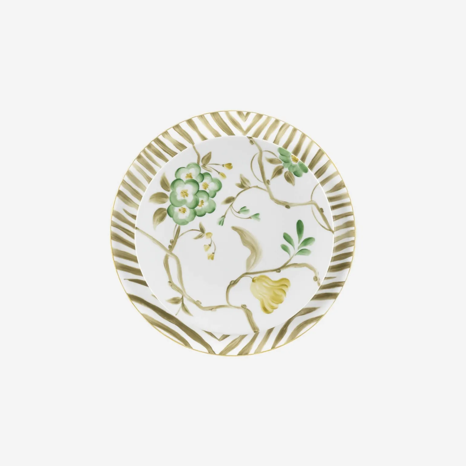le_jardin_sauvage_chinois_2.webp Le Jardin Sauvage Chinoiserie Dessert Plate