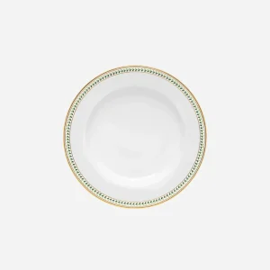 Leafed Edge Dessert Plate
