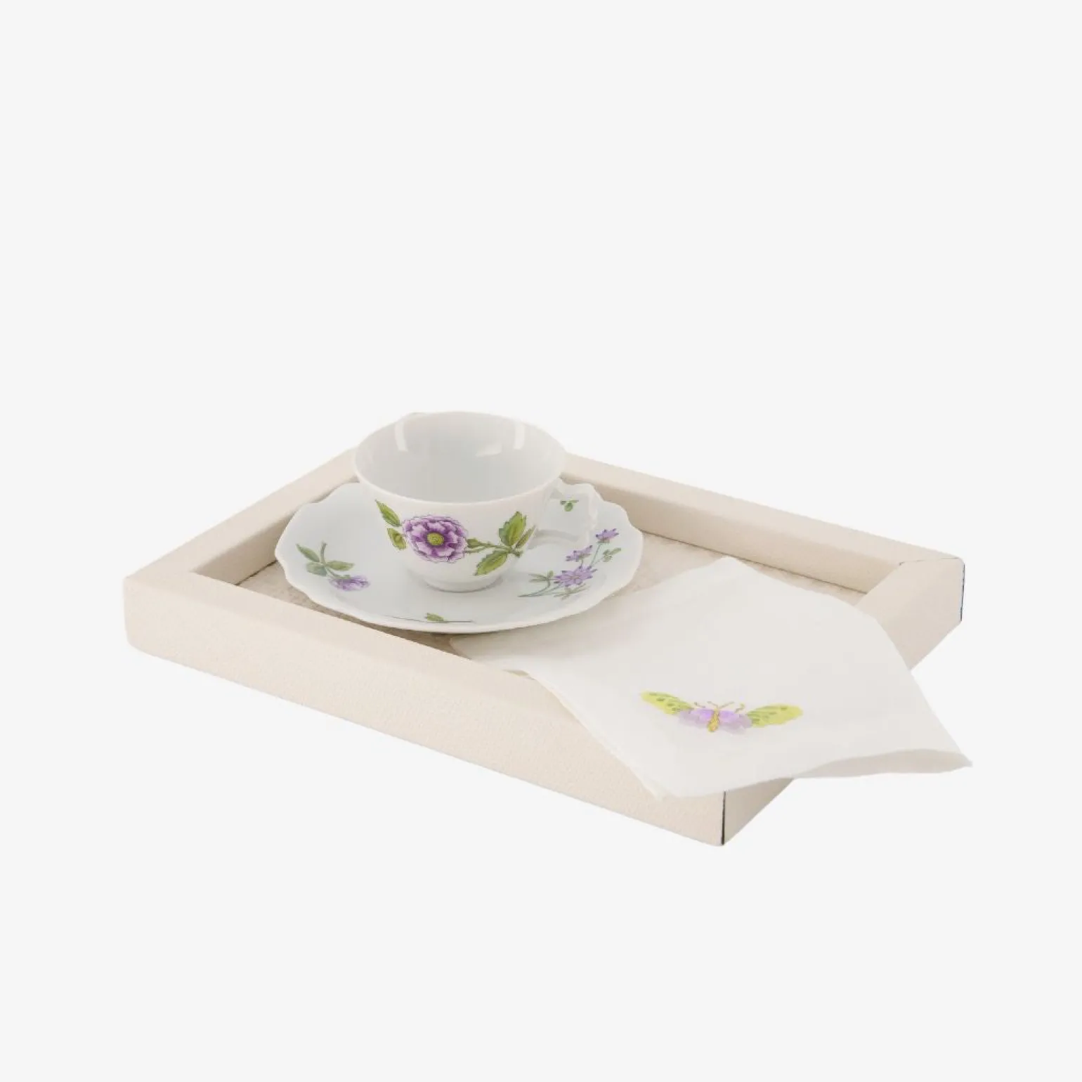 lilac_floral_bouquets_esp_1-1.webp Lilac Floral Bouquets Espresso Cup & Saucer - Peony