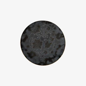 Moonshadow Black Charger Plate