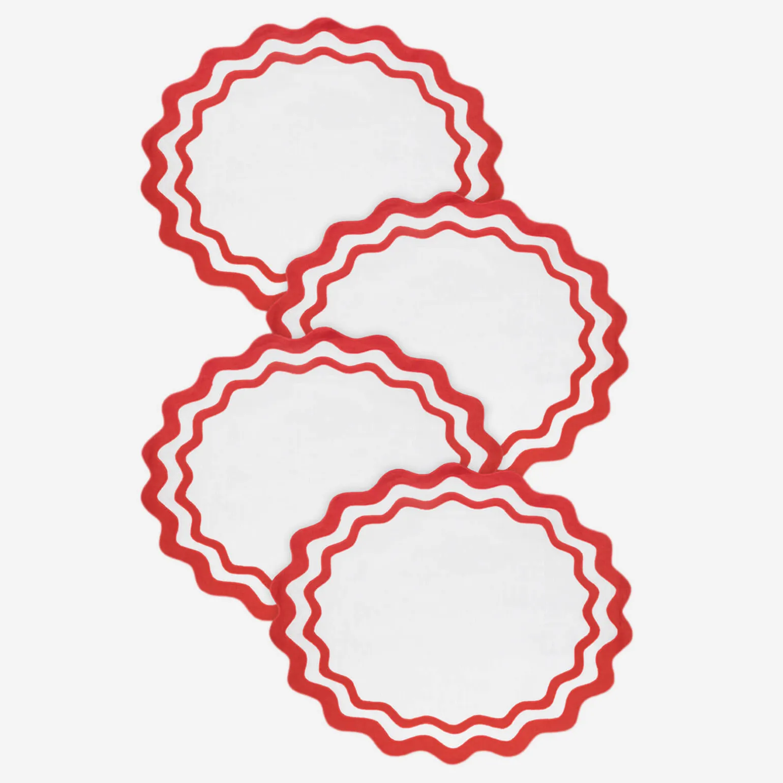 ondas_placemat_burnt_oran_1.webp Ondas Placemat Burnt Orange - Set of 4