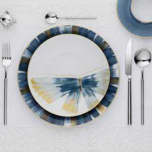 Panache Dinner Plate Bleu