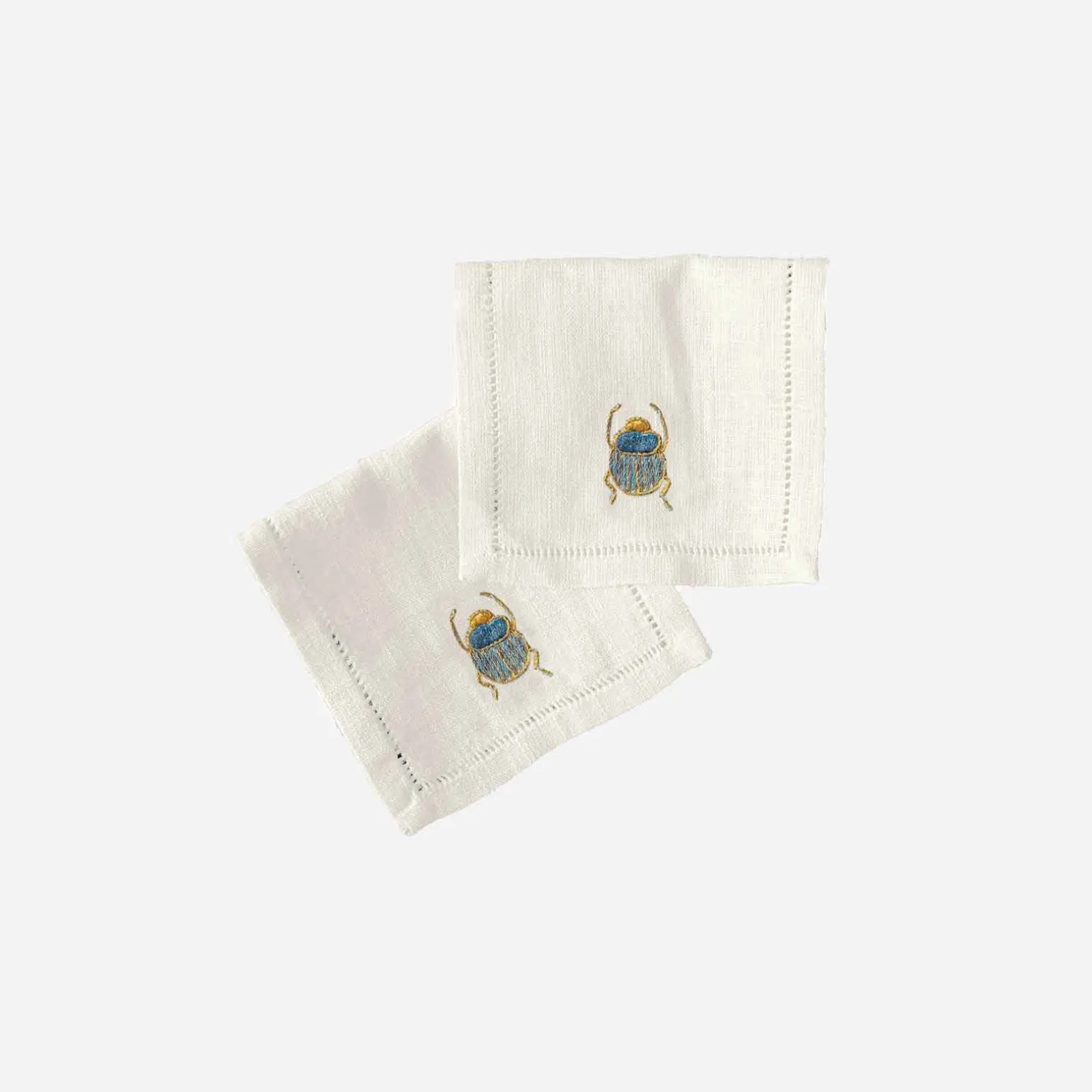 scarab_cocktail_napkin__s_0.webp Scarab Cocktail Napkin - Set of Six