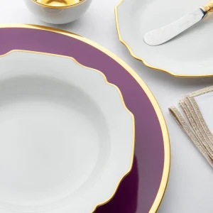 Schubert Bread Plate Violet
