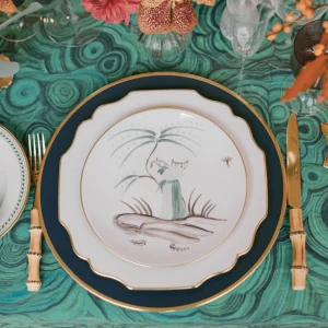 Schubert Charger Plate Petrol Blue