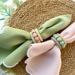 Set of Four Savannah Gardens Pink Placemats
