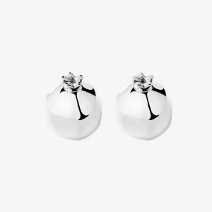 Silver Pomegranate Salt & Pepper Shakers