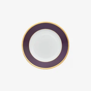 Sous Le Soleil Aubergine Cake Plate